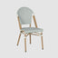 Cannes Outdoor Aluminium Chair Green & White