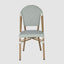 Cannes Outdoor Aluminium Chair Green & White
