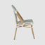 Cannes Outdoor Aluminium Chair Green & White