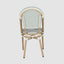 Cannes Outdoor Aluminium Chair Green & White