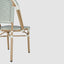 Cannes Outdoor Aluminium Chair Green & White