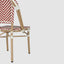 Cannes Outdoor Aluminium Chair Red & White