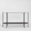The James Marble Console Large Black/White
