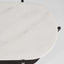 The James Marble Console Large Black/White