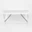 Amos Oak Desk White