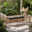 Missoli Rattan Bench Black