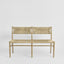 Lisbon Love Seat Natural