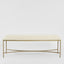 Palais Bench Gold & Linen