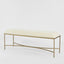 Palais Bench Gold & Linen