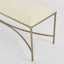 Palais Bench Gold & Linen