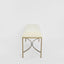 Palais Bench Gold & Linen