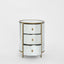 Palais Bedside 3 Drawer Mirror & Gold