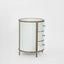 Palais Bedside 3 Drawer Mirror & Gold
