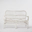 Seville Rattan 2 Seater White - House of Isabella AU