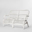 Seville Rattan 2 Seater White - House of Isabella AU