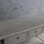 120 Years old Elm Wood Console with Drawers No. 7