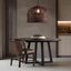 Denver Oak Dining Table Black