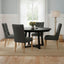Denver Oak Dining Table Black
