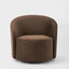 Sierra Swivel Armchair Chocolate