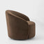 Sierra Swivel Armchair Chocolate