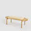 Coolum Bench with upholstered seat