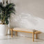 Coolum Bench with upholstered seat