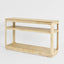 Fairfax Consol Table 1 Shelf Natural Whitewash
