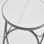 Palais Round Side Table Black & Ceramic