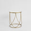 Palais Round Side Table Gold & Ceramic
