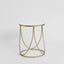 Palais Round Side Table Gold & Ceramic