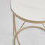 Palais Round Side Table Gold & Ceramic