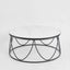 Palais Round Coffee Table Black & Ceramic