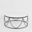 Palais Round Coffee Table Black & Ceramic