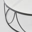Palais Round Coffee Table Black & Ceramic