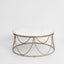 Palais Round Coffee Table Gold & Ceramic