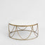 Palais Round Coffee Table Gold & Ceramic