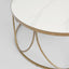 Palais Round Coffee Table Gold & Ceramic