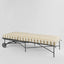 Sheffield Sunlounge Outdoor Taupe & White Stripe Cushion Only