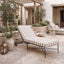 Sheffield Sunlounge Outdoor Taupe & White Stripe Cushion Only
