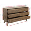 6 Chest of Drawers - XAVI Walnut