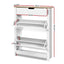 Shoe Rack Cabinet 16 Pairs White Ana