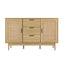 Artiss Buffet Sideboard Rattan Furniture Cabinet Storage Hallway Table Kitchen