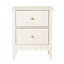 Artiss 2x Bedside Table 2 Drawers Bedroom Storage Nightstand White