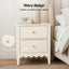 Artiss 2x Bedside Table 2 Drawers Bedroom Storage Nightstand White