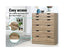 Artiss 6 Chest of Drawers - MYLA Oak