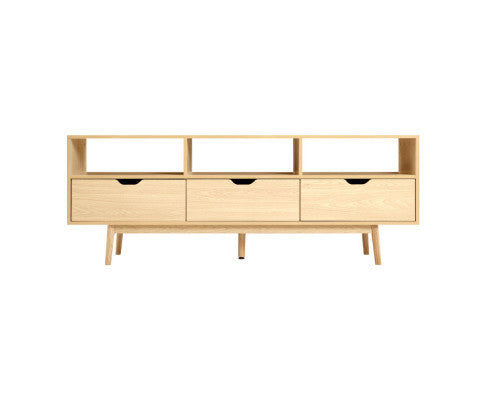 Artiss Wooden Scandinavian Entertainment Unit - Natural