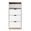 Artiss Shoe Rack Cabinet 60 Pairs 4-tier White Elen