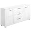 High Gloss Sideboard Storage Cabinet Cupboard - White
