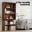 Bookshelf 5 Tiers Walnut