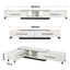 Extendable TV Cabinet Entertainment Unit Stand White